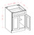 U.S. Cabinet Depot - Shaker White - Double Door Single Drawer Base Cabinet - SW-B24