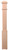 Ascension Stair Parts - 6-1/4" Box Newel W/ Mounting Block & "A" Cap Loose - Alder - 991PL