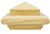 Ascension Stair Parts -  'B' Style Pyramid Cap For 4-3/4" - Cherry - B475