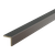 .5" Decorative Aluminum L-Channel, 72" Long - Titanium
