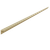 .875" Decorative Aluminum L-Channel, 72" Long - Satin Brass
