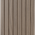 1.5" Bevel Flexible Tambour (.344" Thick), 12" Wide x 48" Long - Walnut