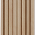 1.5" Bevel Flexible Tambour (.75" Thick), 12" Wide x 48" Long - Red Oak