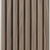 1.5" Bevel Flexible Tambour (.75" Thick), 12" Wide x 96" Long - Walnut