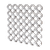 .375" Flat Single Diamond Decorative Grille, 24" Wide x 72" Long Sheet - Flat Black
