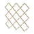 .75" Pressed Single Diamond Decorative Grille, 24" Wide x 72" Long Sheet - Satin Brass