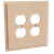 Double Receptacle - Hickory
