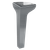 Apex Vasa Metal Foot, 5.9" Height - Chrome
