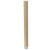2" Square Post with Chrome Sleeve, 35.25" Height - Paint Grade