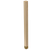 2" Square Post with Satin Brass Sleeve, 35.25" Height - Paint Grade