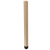 2" Square Post with Flat Black Sleeve, 35.25" Height - Paint Grade