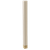 3" Square Post with Polished Brass Sleeve, 35.25" Height - White Oak
