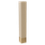 4" Square Leg with Polished Brass Sleeve, 29" Height - Cherry