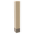 4" Square Leg with Satin Stainless Sleeve, 29" Height - Cherry
