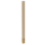 2" Square Post with 4.5" Polished Brass Sleeve, 35.25" Height - Cherry