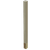 2" Square Post with 4.5" Polished Brass Sleeve, 35.25" Height - Paint Grade