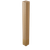 2" Square Leg with 4.5" Polished Brass Sleeve, 29" Height - Cherry