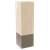 3" Square Leg with Satin Stainless Sleeve, 10" Height - Paint Grade
