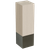 3" Square Leg with Titanium Sleeve, 10" Height - White Oak