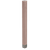 3" Square Post with Satin Stainless Sleeve, 42.25" Height - Red Oak
