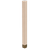 3" Square Post with Polished Brass Sleeve, 42.25" Height - Paint Grade
