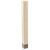 4" Square Post with Satin Stainless Sleeve, 42.25" Height - Alder