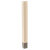 3" Square Post with 4.5" Satin Stainless Sleeve, 35.25" Height - Hard Maple