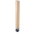 3" Square Post with 4.5" Chrome Sleeve, 35.25" Height - Paint Grade