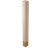 3" Square Post with 4.5" Soft Gold Sleeve, 35.25" Height - White Oak
