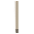 3" Square Post with 4.5" Satin Stainless Sleeve, 35.25" Height - White Oak