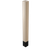 3" Square Post with 4.5" Flat Black Sleeve, 35.25" Height - White Oak