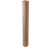 3" Square Post with 4.5" Soft Gold Sleeve, 35.25" Height - Walnut