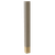 3" Square Post with 4.5" Polished Brass Sleeve, 35.25" Height - Walnut