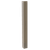 3" Square Post with 4.5" Satin Stainless Sleeve, 35.25" Height - Walnut