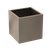 2" Square Anodized Aluminum Sleeve, 2" Height - Satin Stainless