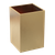 3" Square Anodized Aluminum Sleeve, 4.5" Height - Polished Brass