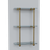 Traditional Bistro Shelf Kit, 3 Shelves at 10" Deep - Satin Brass