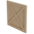 1.5" Thick x 36" Wide Island X-Panel with Backer, 34.5" Height - Cherry