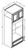 Pro Select Saddle Hickory Shaker Kitchen Cabinet - OD3396-27-SHS