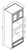 Pro Select Saddle Hickory Shaker Kitchen Cabinet - OC3384-27-SHS