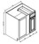 Pro Select Preston White Shaker Kitchen Cabinet - BBC3639-PWS