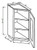 Pro Select Preston White Shaker Kitchen Cabinet - BTC12-PWS