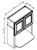 Pro Select Preston Chestnut Shaker Kitchen Cabinet - WM2742-PCS