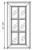 Pro Select Preston Chestnut Shaker Kitchen Cabinet - WMDCW2430-PCS