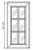 Pro Select Preston Gray Shaker Kitchen Cabinet - WMD3636-2-PGS