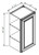 Pro Select Espresso Shaker Kitchen Cabinet - W0930-ESK