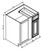 Pro Select Cherry Rope Kitchen Cabinet - BBC4245-CRP