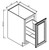 Pro Select Cherry Rope Kitchen Cabinet - BWBK18-CRP