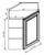 Pro Select White Shaker Kitchen Cabinet - WDC2430-WSK