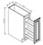 Pro Select White Shaker Kitchen Cabinet - SP09-WSK